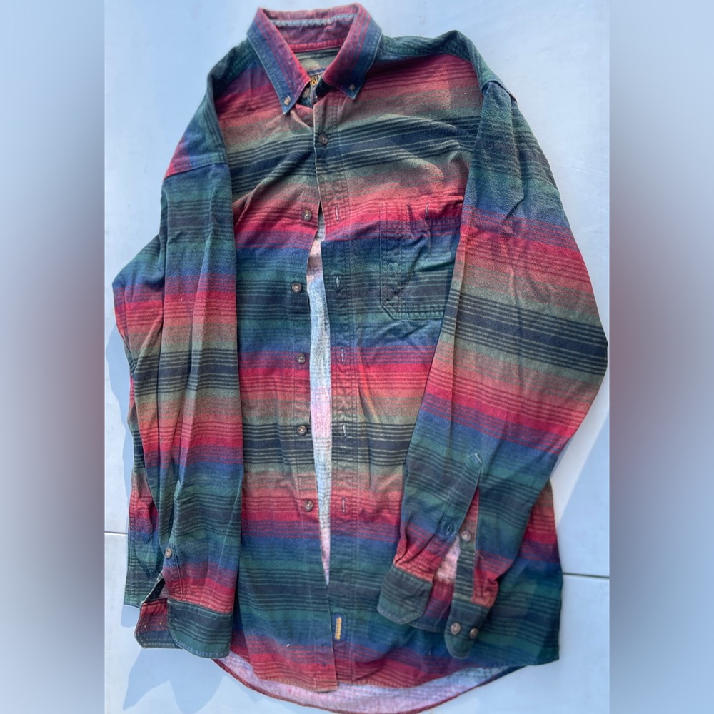 Woolrich Multicolor Striped Button Down Shirt